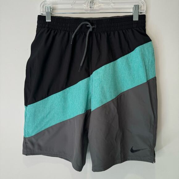 NWT Nike Men’s  Surge 8” Volley Short (Washed Teal) Quick Dry Hybrid Shorts - Picture 1 of 11